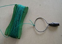 简易鱼钩挂底脱钩器的制作过程